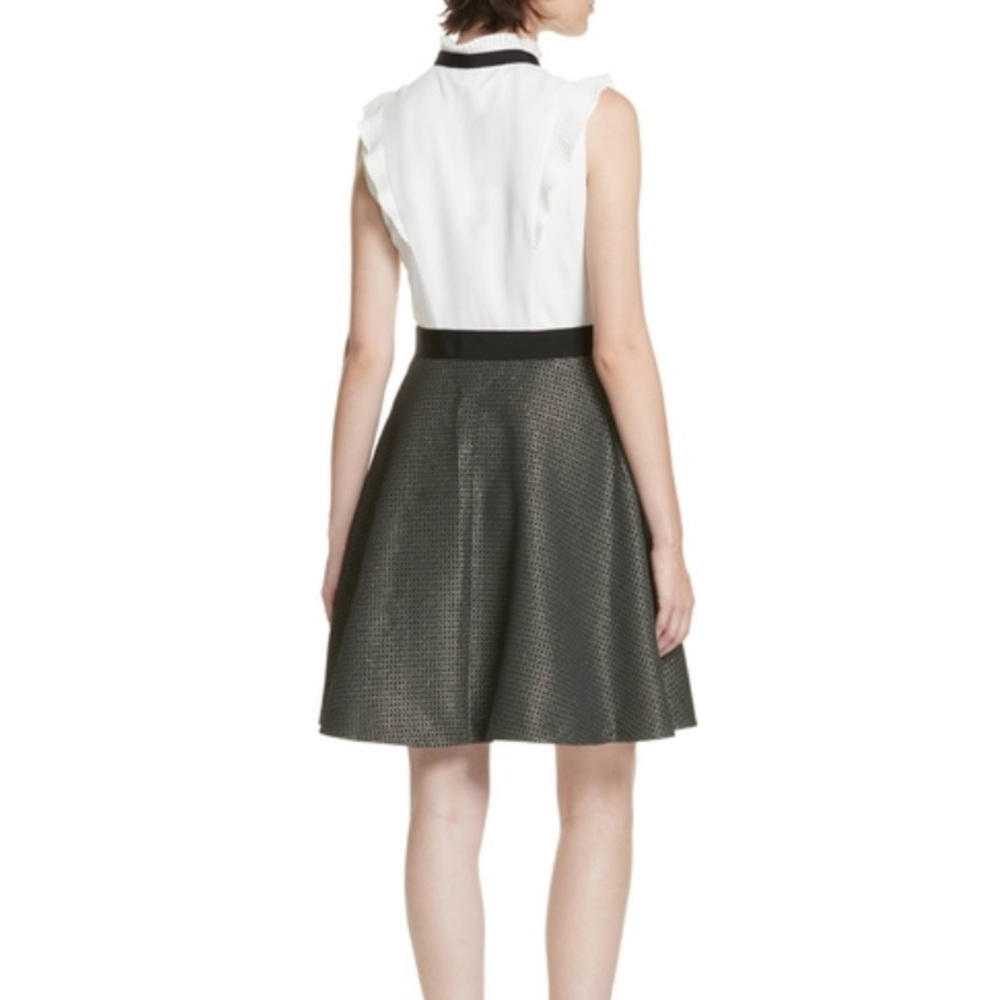 Ted Baker Black and White Midi Dress - Picture 15 of 16
